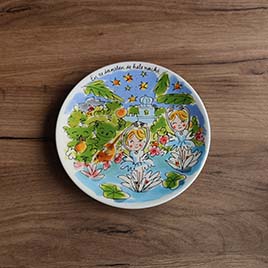 Bord 18cm - Indische Waterlelies
