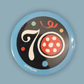 70 jaar - Blauw