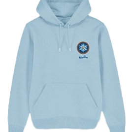Hoodie Winter Efteling lichtblauw