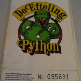 Parkeersticker Python