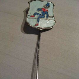 Speld kleine boodschap (blauw-rood)