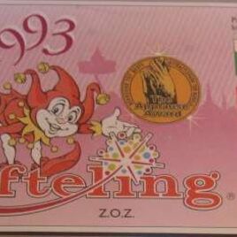Entreeticket 1993 (rood)