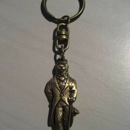 Sleutelhanger wolf (metaal)