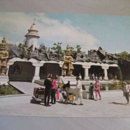 Postkaart Indische Waterlelies 1965