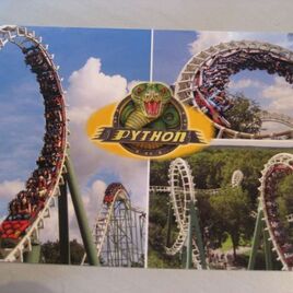Postkaart Python