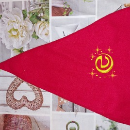 Rose muts met gele E