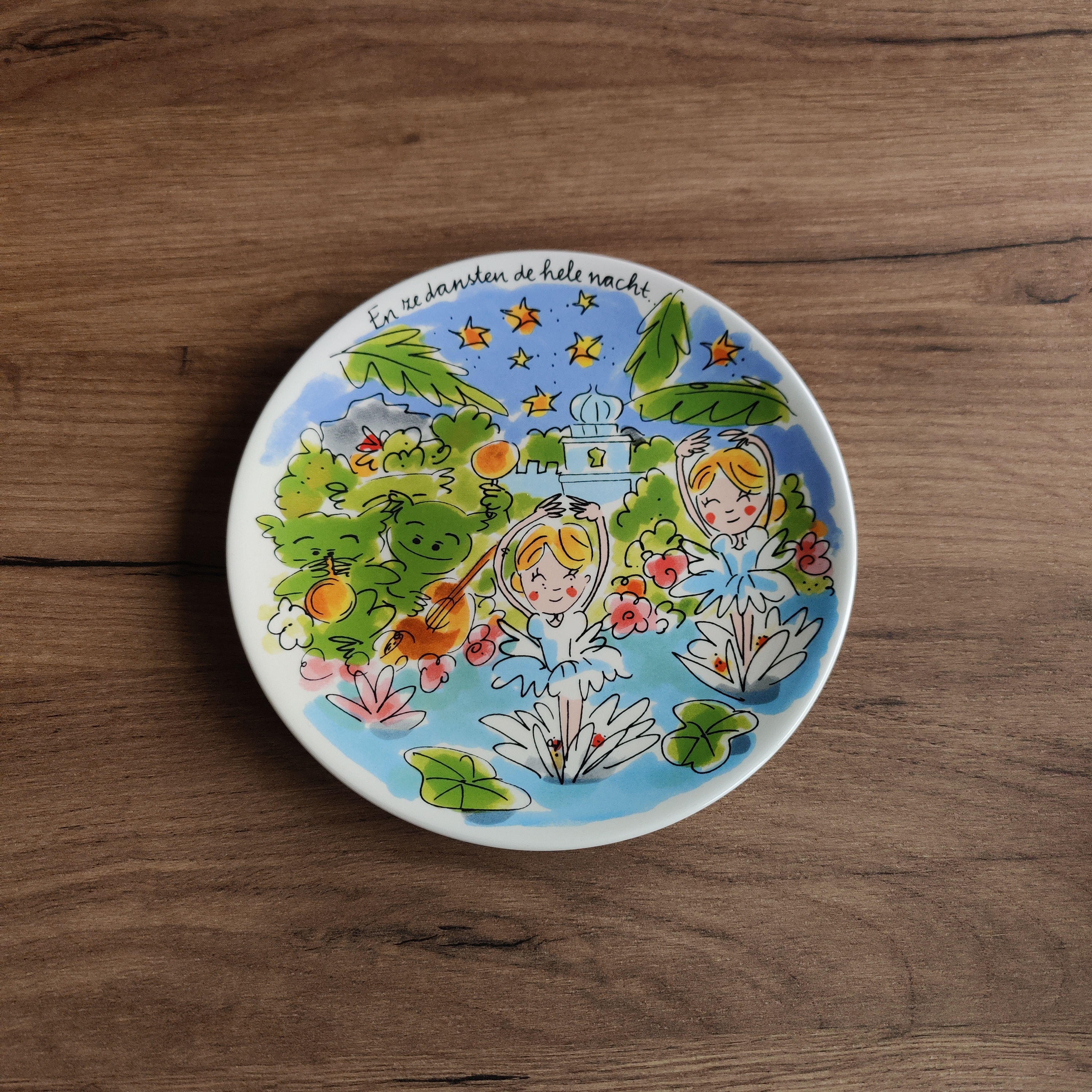 Bord 18cm - Indische Waterlelies