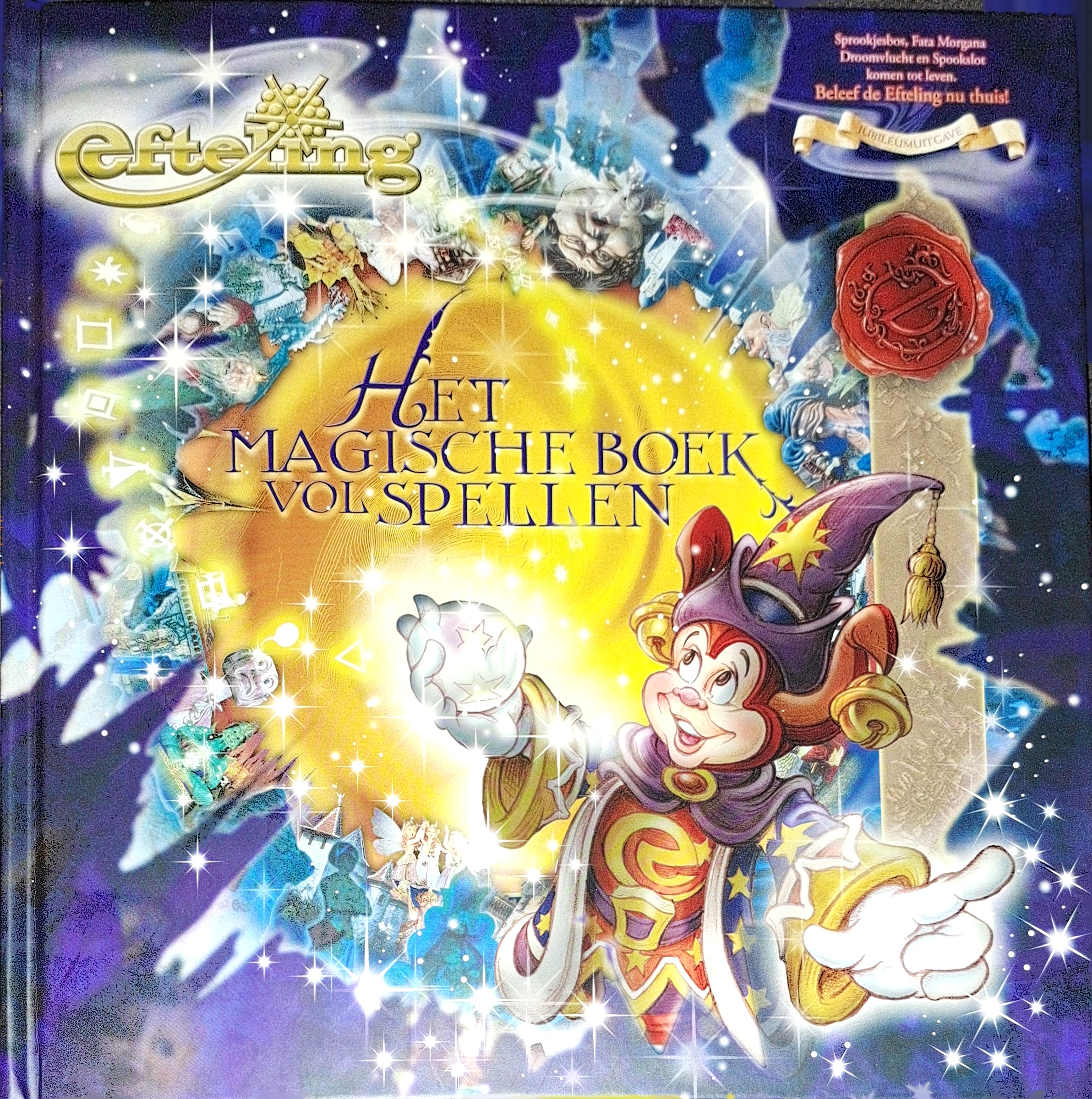 Het magische boek vol spellen