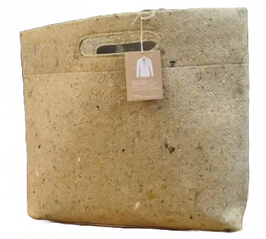 Bedrijfskleding vilttas beige