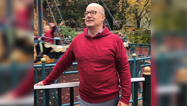 sweater met Efteling-logo Rood
