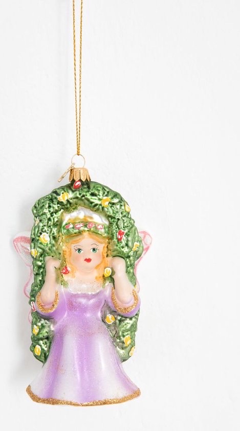 Ornament Elfje op schommel