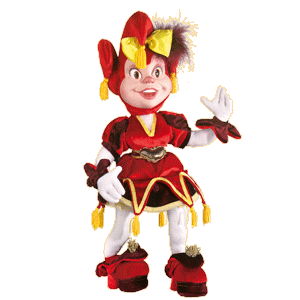 Pluchen pop Prinses Pardijn