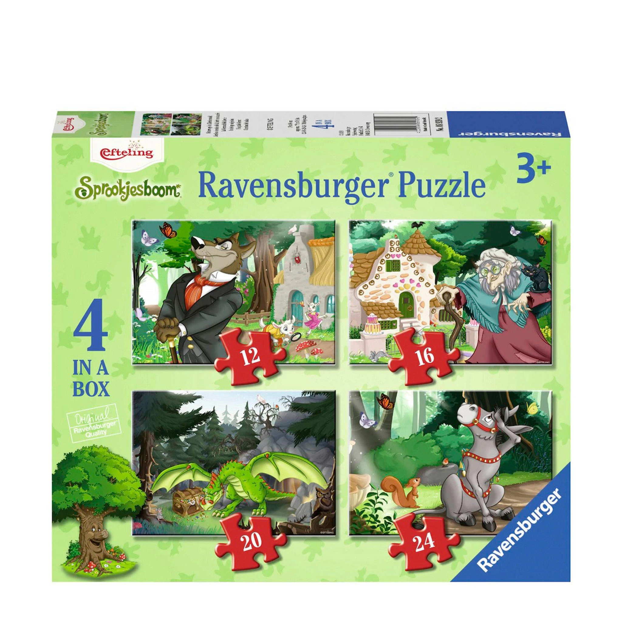 Puzzel 4-in-1 Sprookjesboom