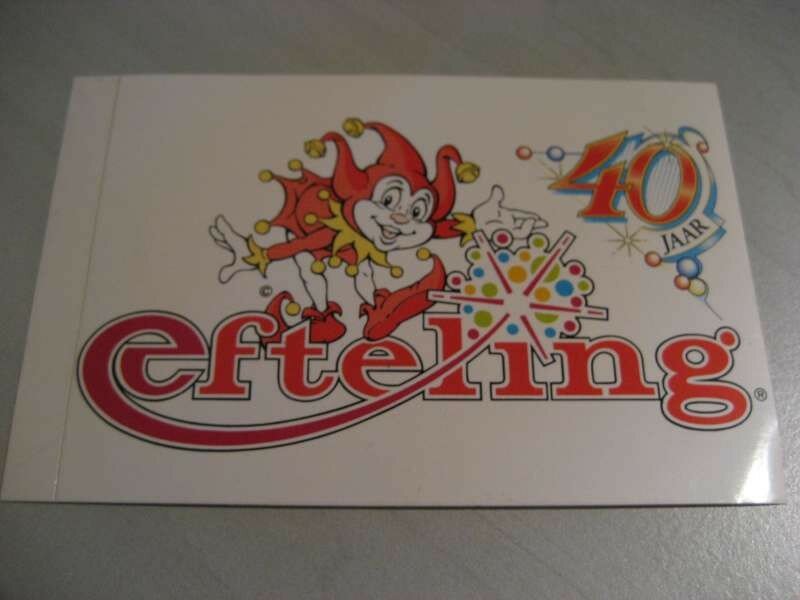 Parkeersticker 40 jaar Efteling 