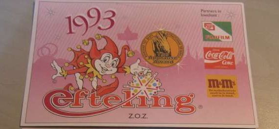Entreeticket 1993 (rood)