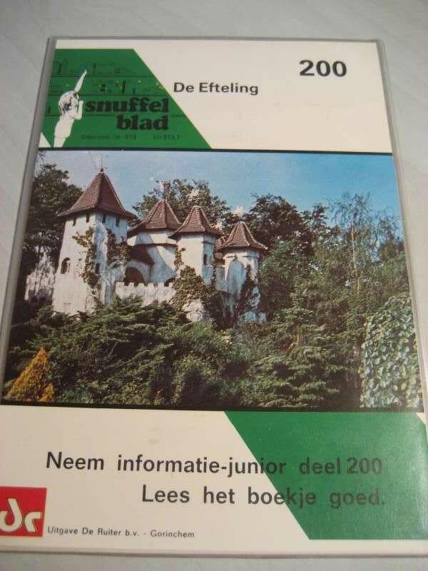 Snuffelblad Efteling (schoolopdrachten)