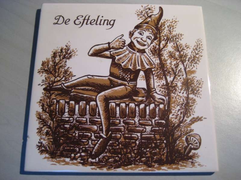 Efteling tegel kleine boodschap