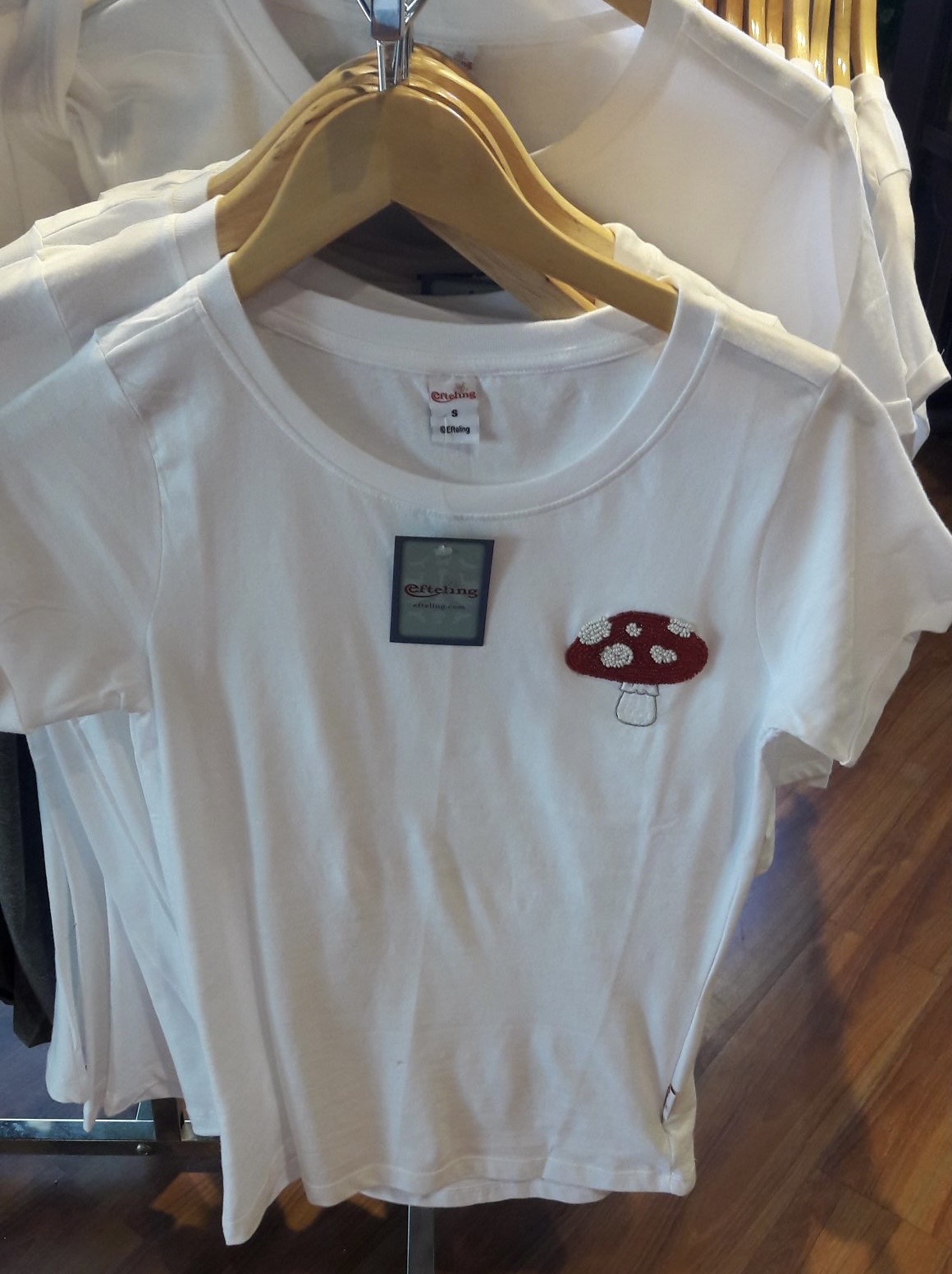 T-shirt paddenstoel