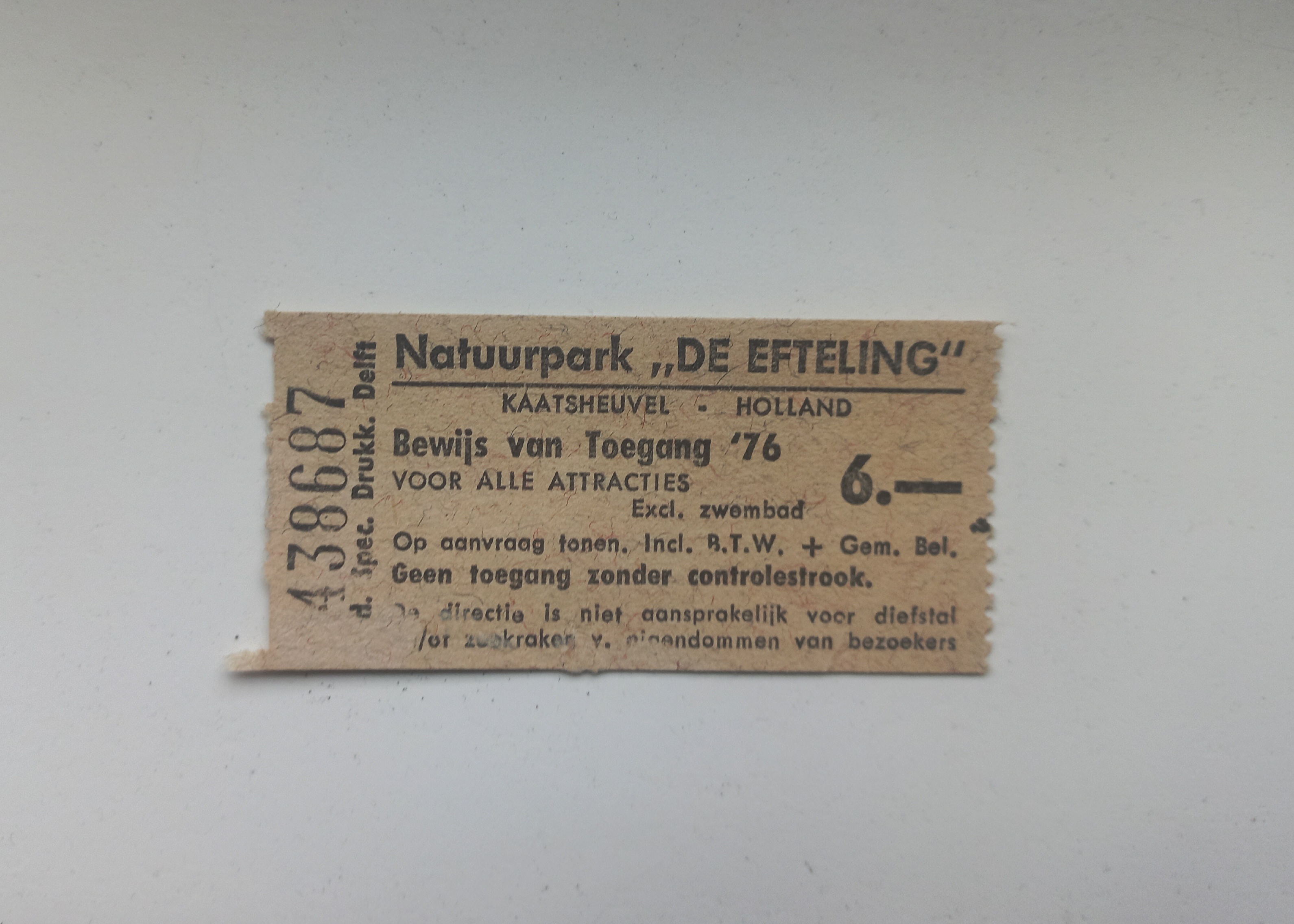 Entreeticket 1976